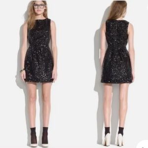 Broadway & Broome (Madewell) Sequin Dress | Size 8 | Black